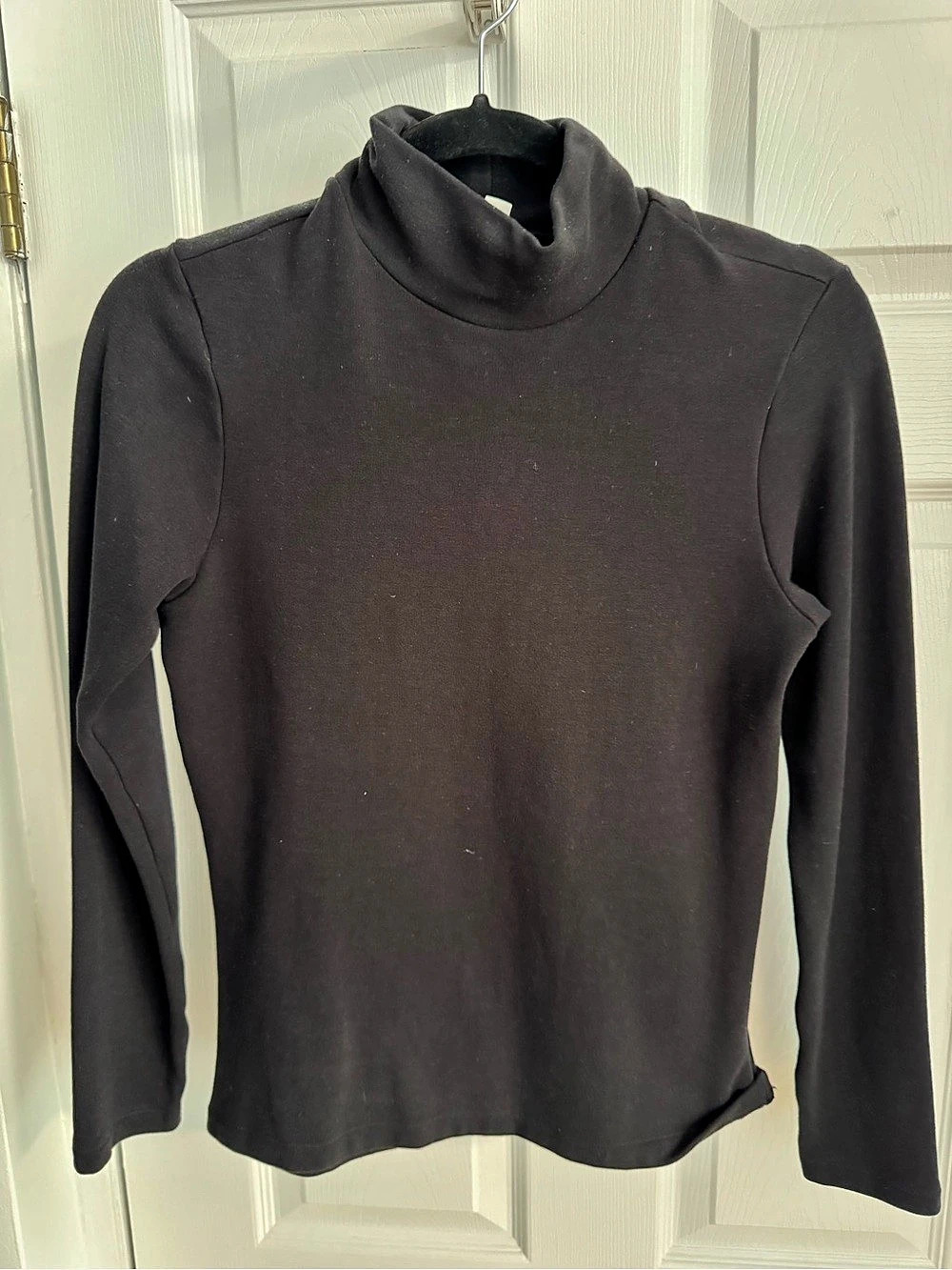 Uniqlo HEATTECH Ultra Warm High Neck T-Shirt Black Medium